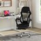 Costway Ergonomic Mesh Office Chair with Footrest Height-Adjustable & Tilting Backrest